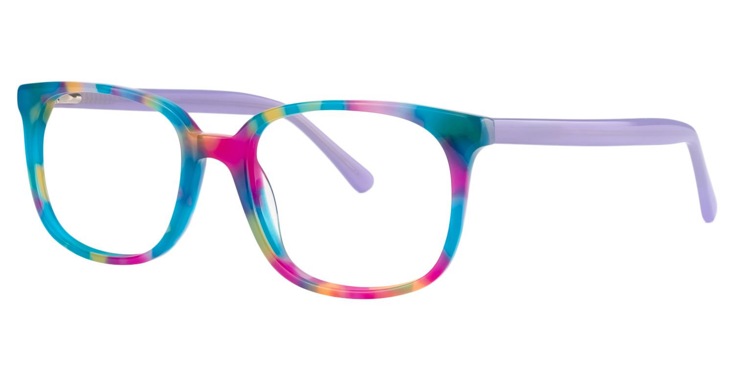 Rectangle Blue Glasses | Zeelool Glasses3