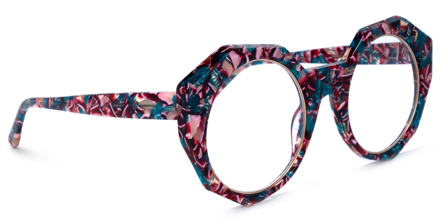 Bogar Geometric Floral Glasses | Zeelool Glasses2