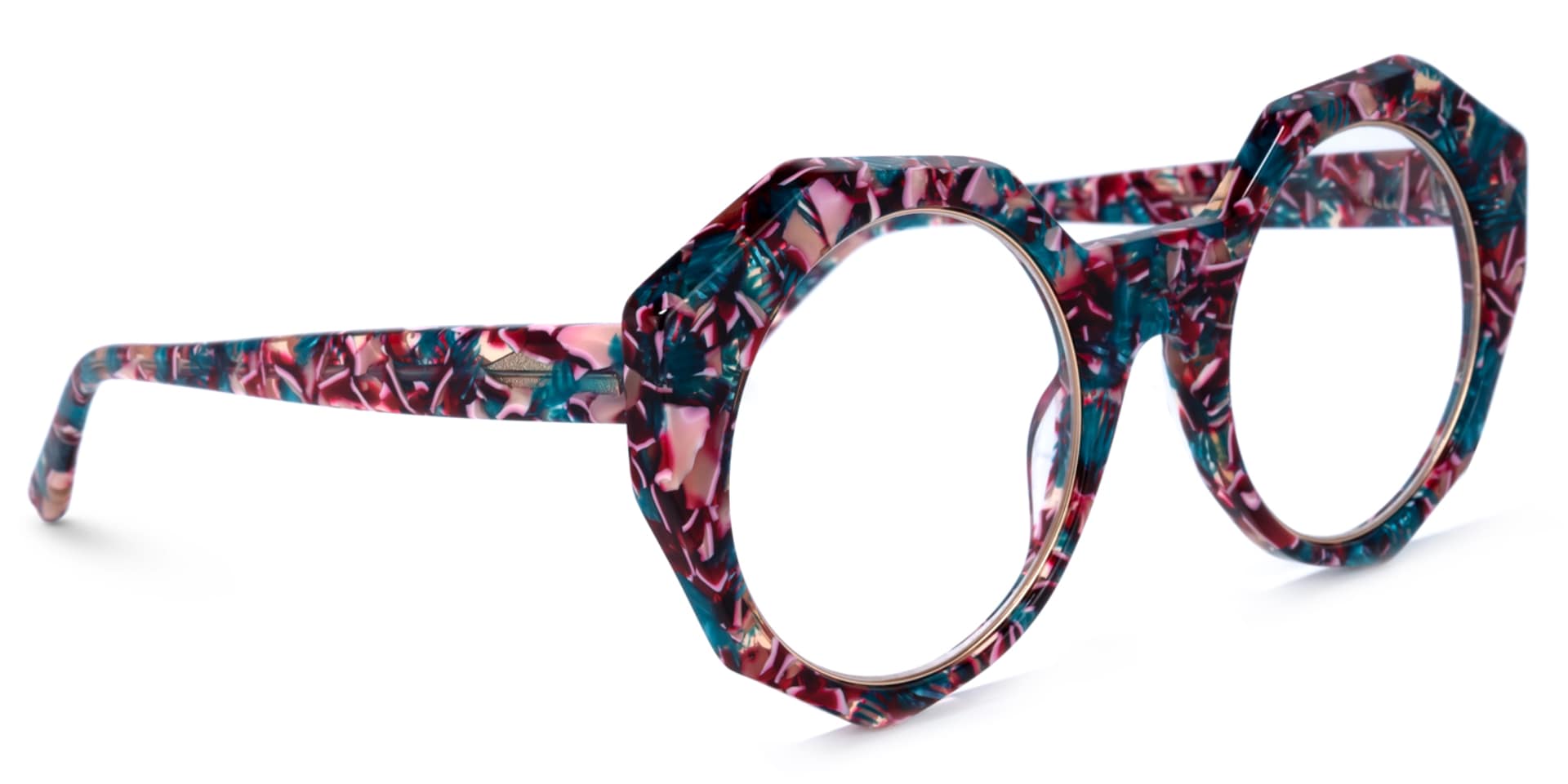 Bogar Geometric Floral Glasses | Zeelool Glasses2