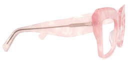 Charmaine Cat Eye Pink Pearlescent Glasses3