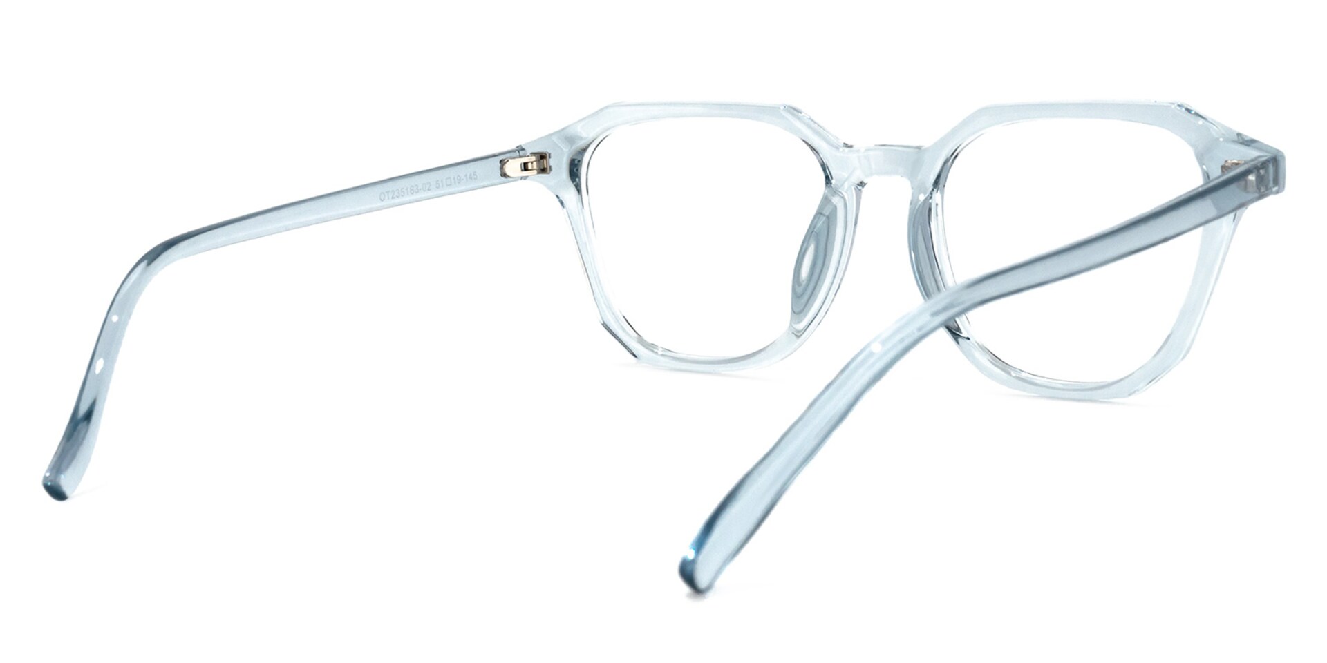 Preston Square Light-Blue Glasses | Zeelool Glasses4