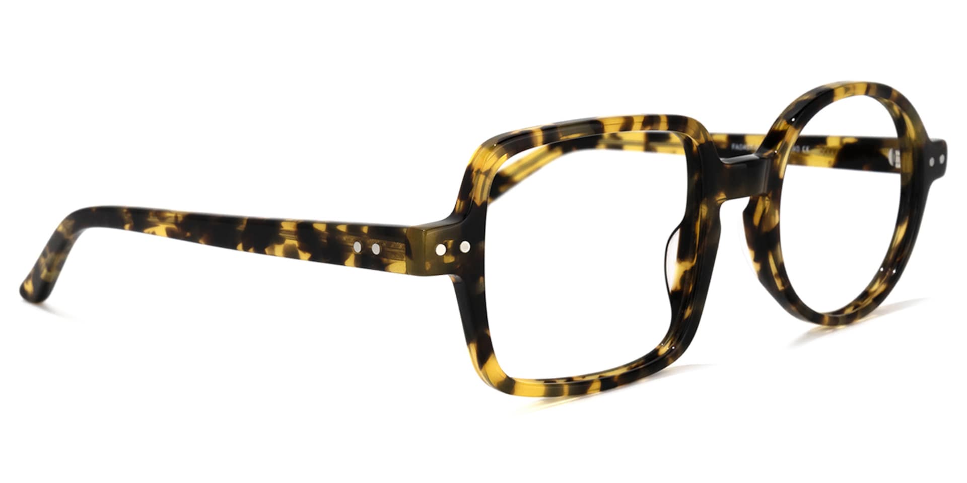 Tony Asymmetric Tortoise Glasses  | Zeelool Glasses2
