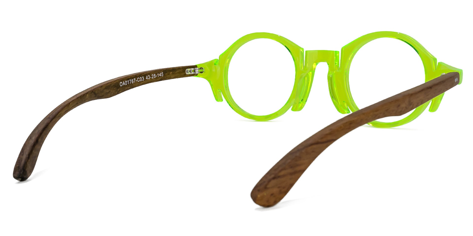 Charlie Round Green Glasses | Zeelool Glasses4
