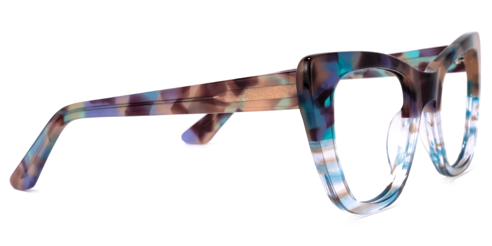 Lewis Cateye Multicolor Glasses | Zeelool Glasses3
