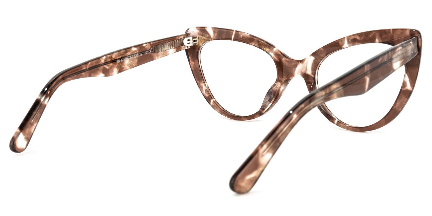 Stjules Cateye Brown Glasses | Zeelool Glasses4