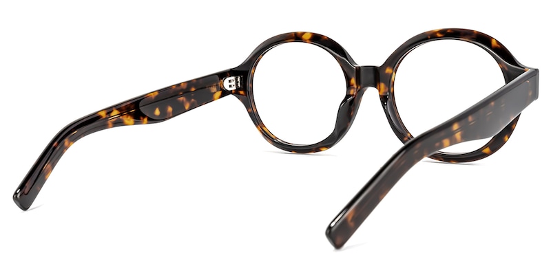 Chavis Round Tortoise Glasses | Zeelool Glasses4