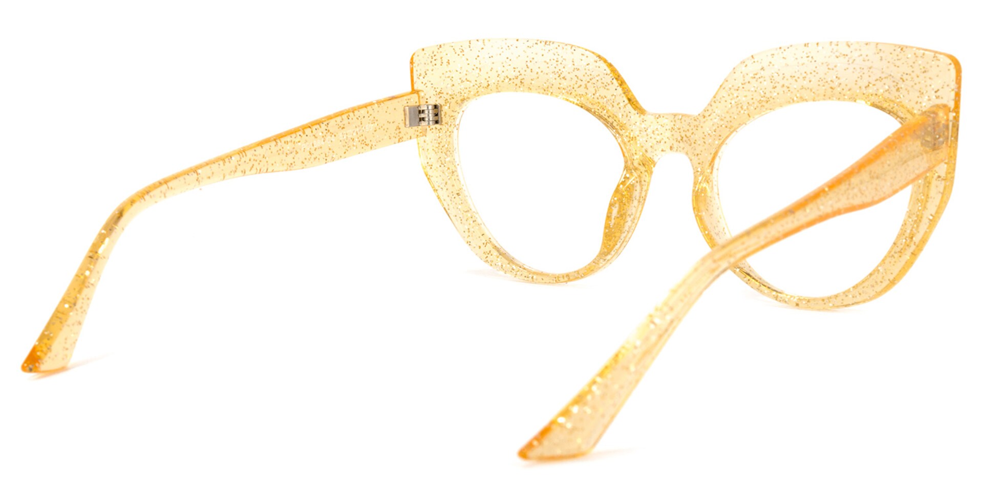 Depp Cateye Yellow Glasses | Zeelool Glasses4