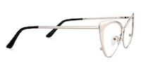 Ellen Cateye Silver Glasses3