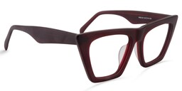 Cecile Cat Eye Red Glasses3