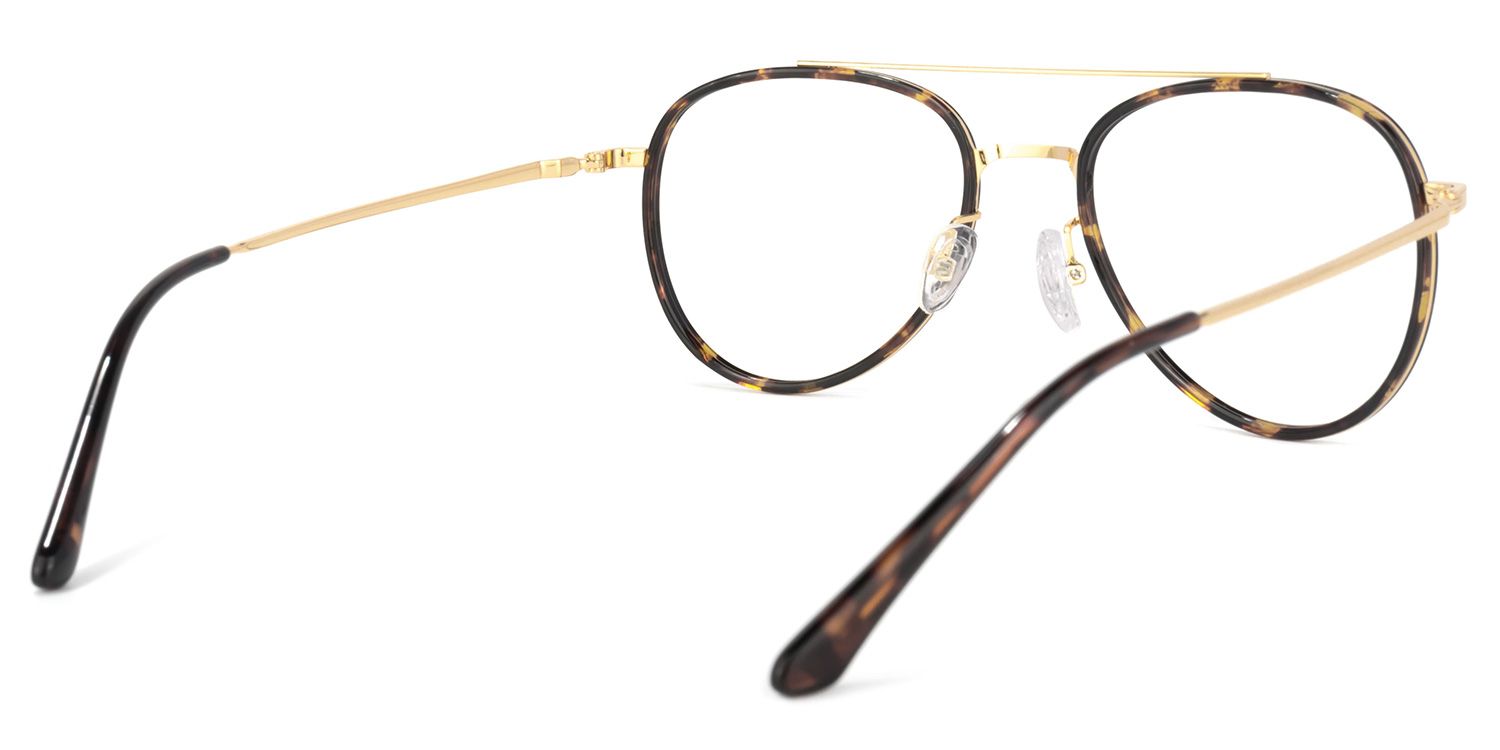 Serrano Avaitor Tortoise Glasses | Zeelool Glasses4