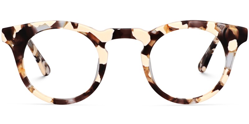 Abigail Round Light Tortoise Glasses | Zeelool Glasses0