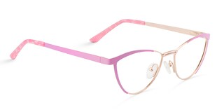 Sydney Cat Eye Pink Glasses3