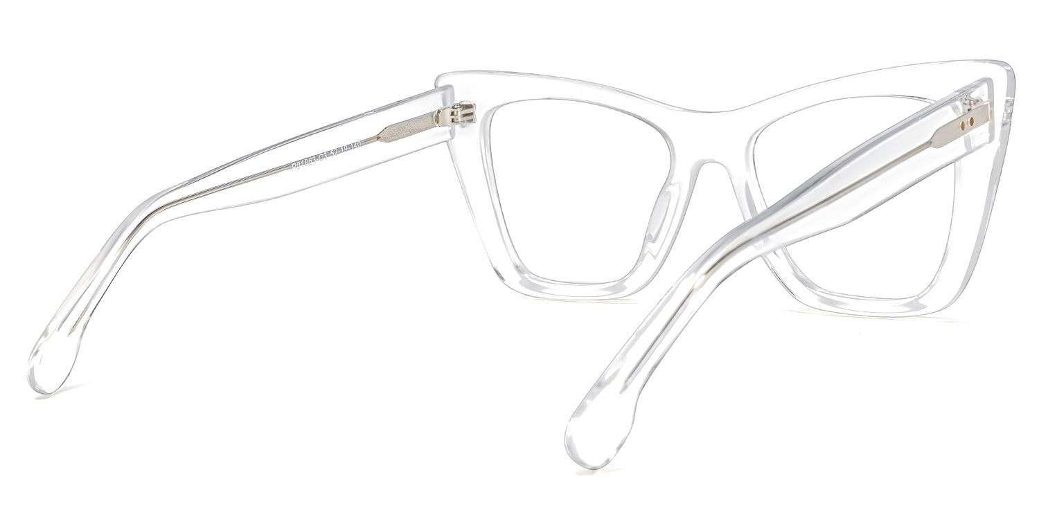 Kovacina Cateye Clear Glasses | Zeelool Glasses4