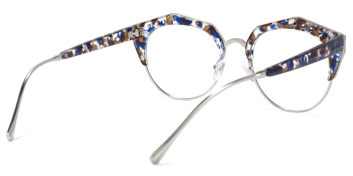 Latoya Geometric Floral Glasses | Zeelool Glasses4