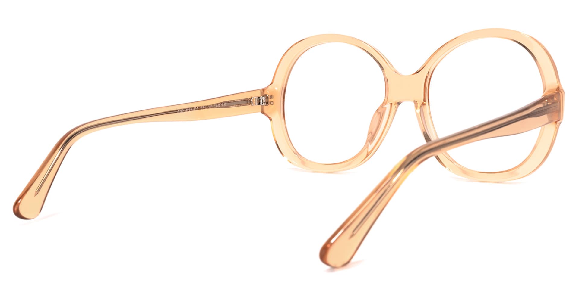 Bryan Round Orange Glasses | Zeelool Glasses4