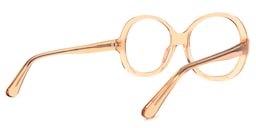 Bryan Round Orange Glasses4