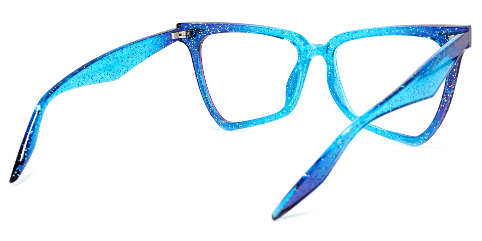 Cicely Geometrical Blue Eyeglasses | Zeelool Glasses5