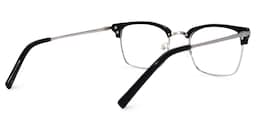 Simmons Browline Black Glasses4