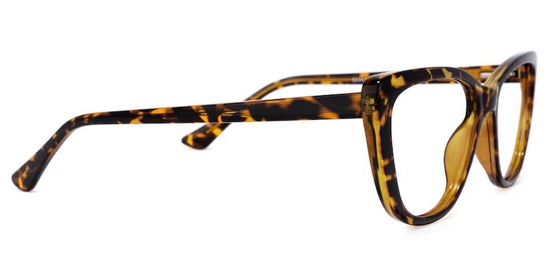 Qamar Cateye Tortoise Glasses | Zeelool Glasses3