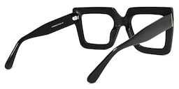 Brandon Square Black Glasses4