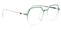 Gonzalez Geometric Green Glasses2
