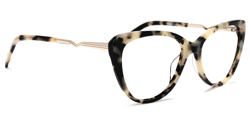 Amena Cateye Light-Tortoise Glasses | Zeelool Glasses2