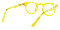 Abigail Round Yellow Glasses4
