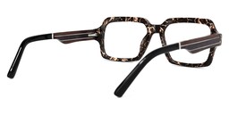 Jack Rectangle Brown Glasses4