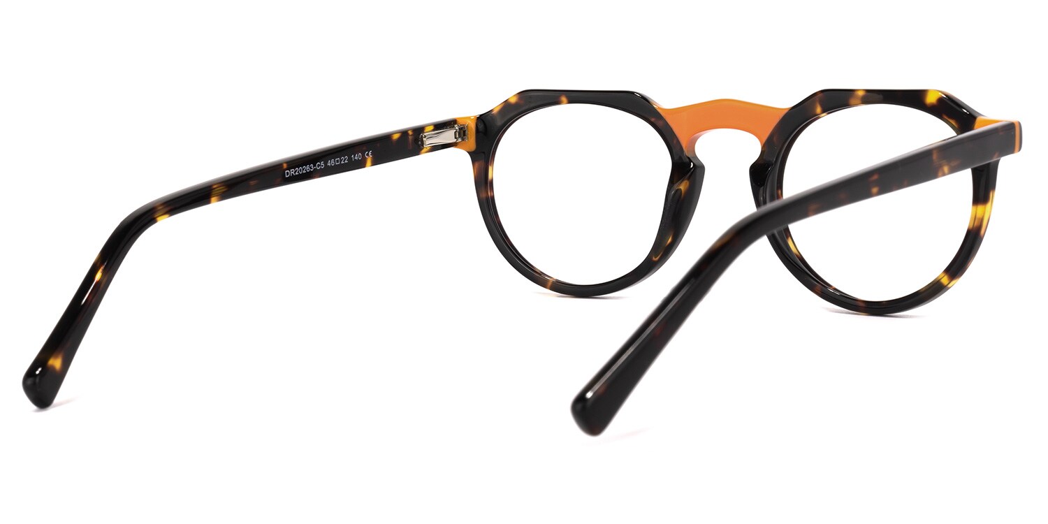 Murdoch Geometric Tortoise Glasses | Zeelool Glasses