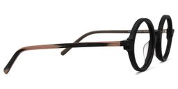 Otto Round Black Glasses2