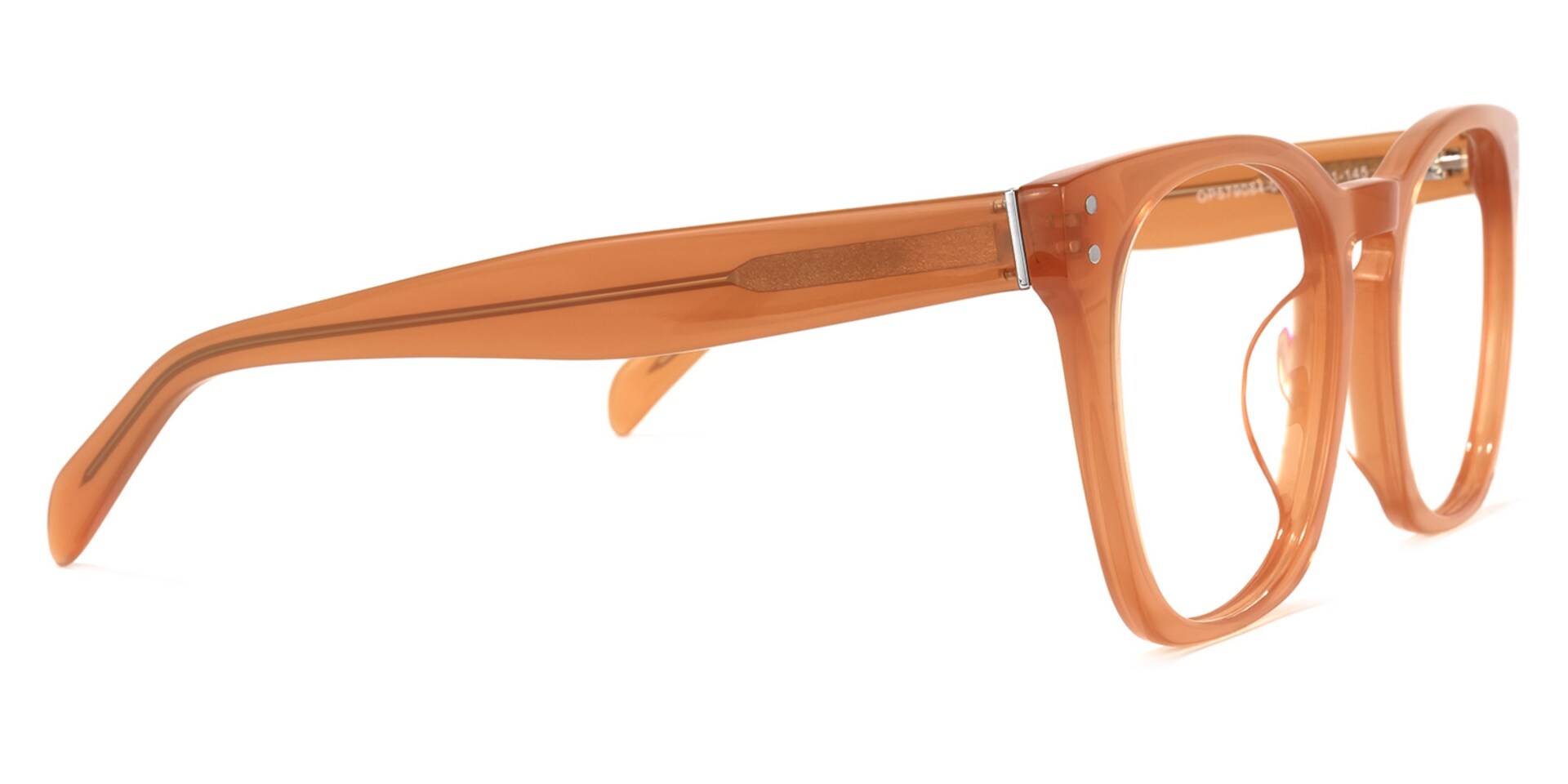 Orion Square Orange Glasses | Zeelool Glasses2