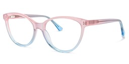 Palos Cateye Pink-Blue Glasses1