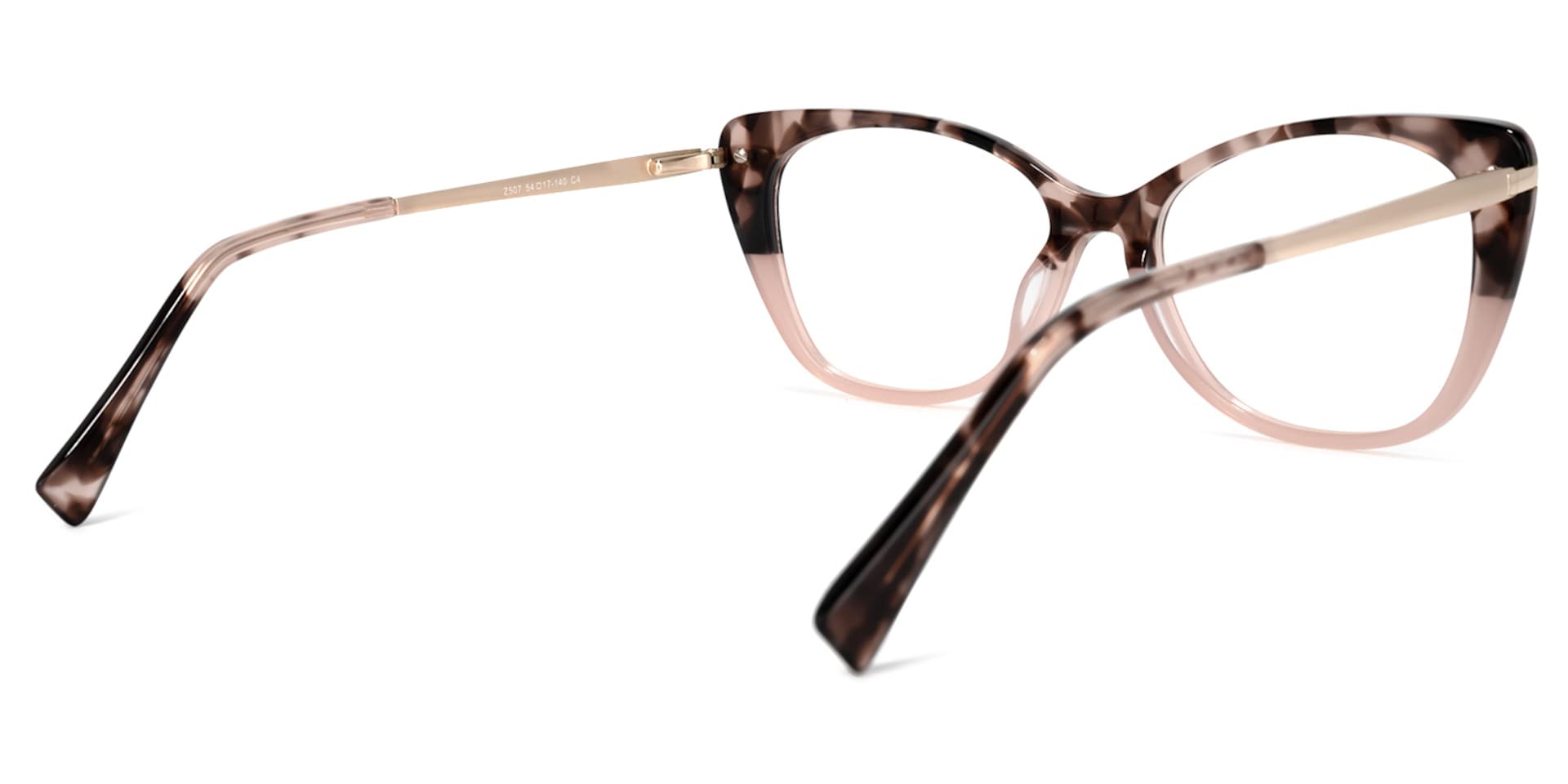 Posey Cateye Two-Tone Glasses | Zeelool Glasses4