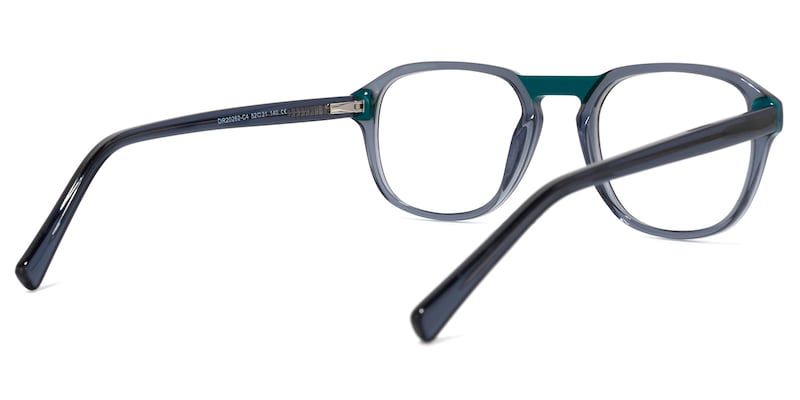 Merritt Square Gray Glasses | Zeelool Glasses4