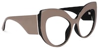 Kait Cat-eye Brown Glasses2