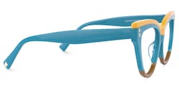 Cascata Cateye Peacock-Blue Glasses2
