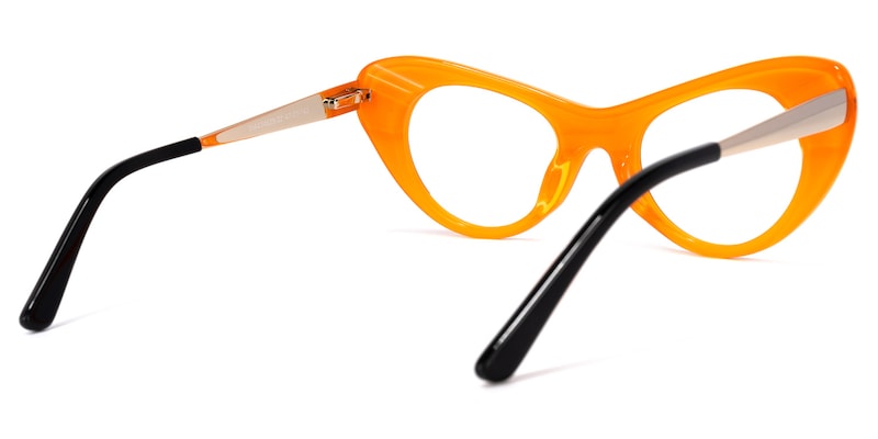 Mayra Cateye Red Glasses  | Zeelool Glasses4