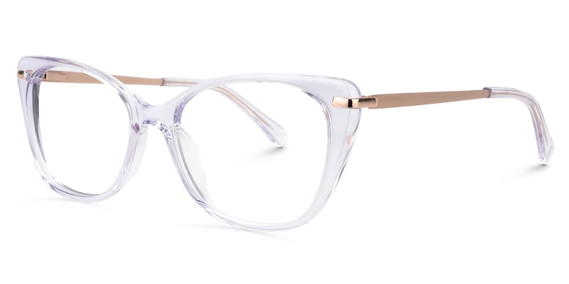 Cat Eye Crystal Glasses | Zeelool Glasses2