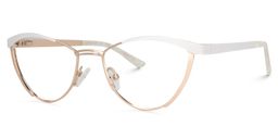 Sydney Gold Cat eye Glasses2
