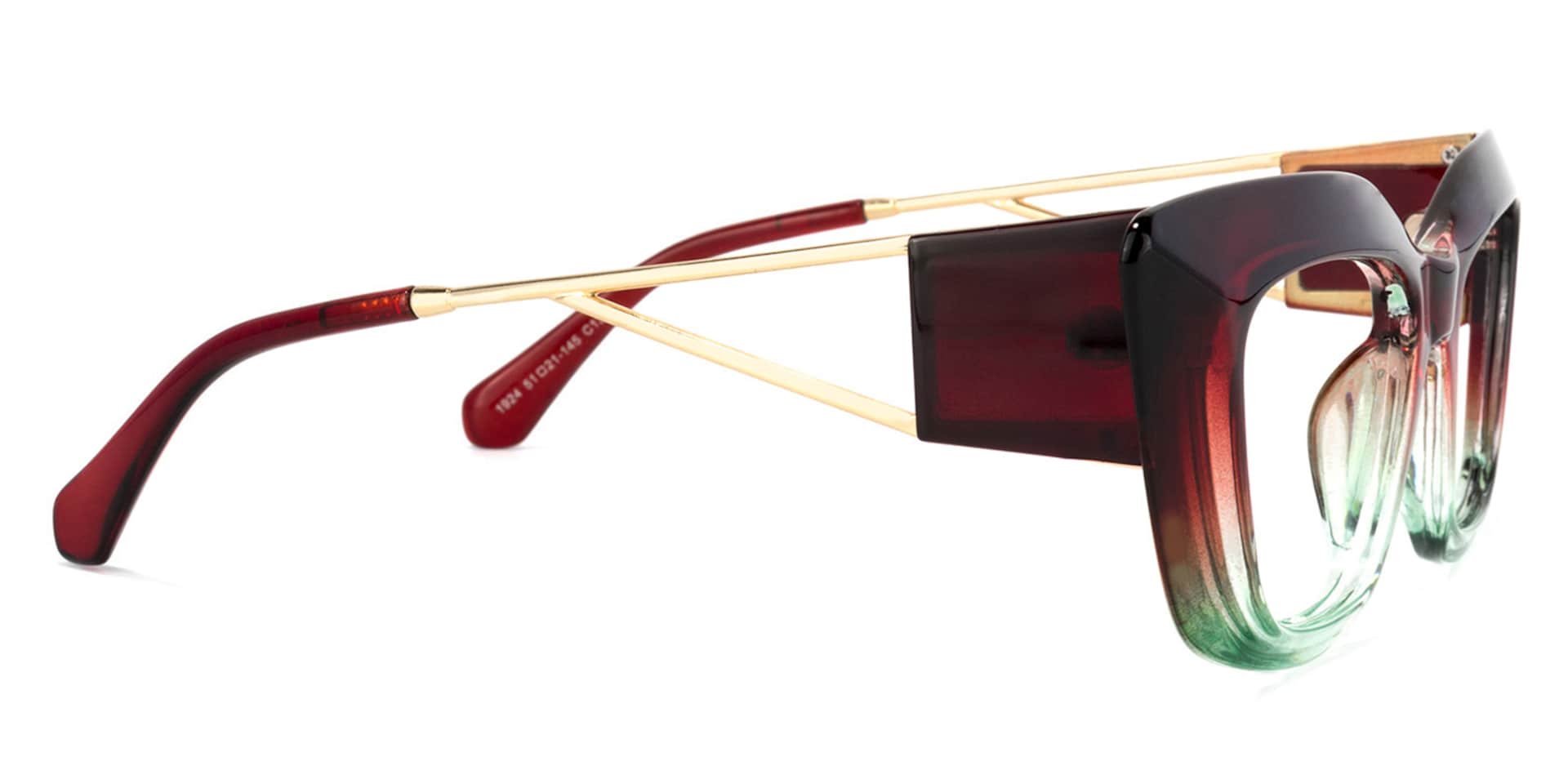 Ferrer Cateye Red Glasses | Zeelool Glasses2