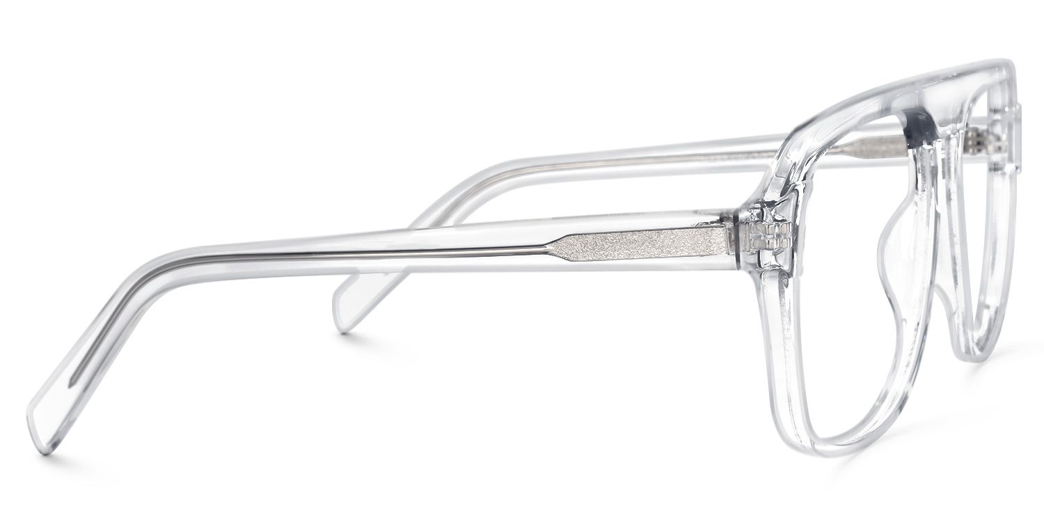 Shane Geometric Clear Glasses | Zeelool Glasses2