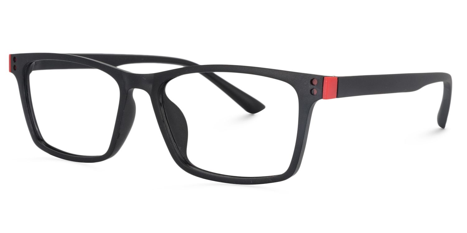 Cheche Rectangle Black Eyeglasses for Women and Men | ZEELOOL3
