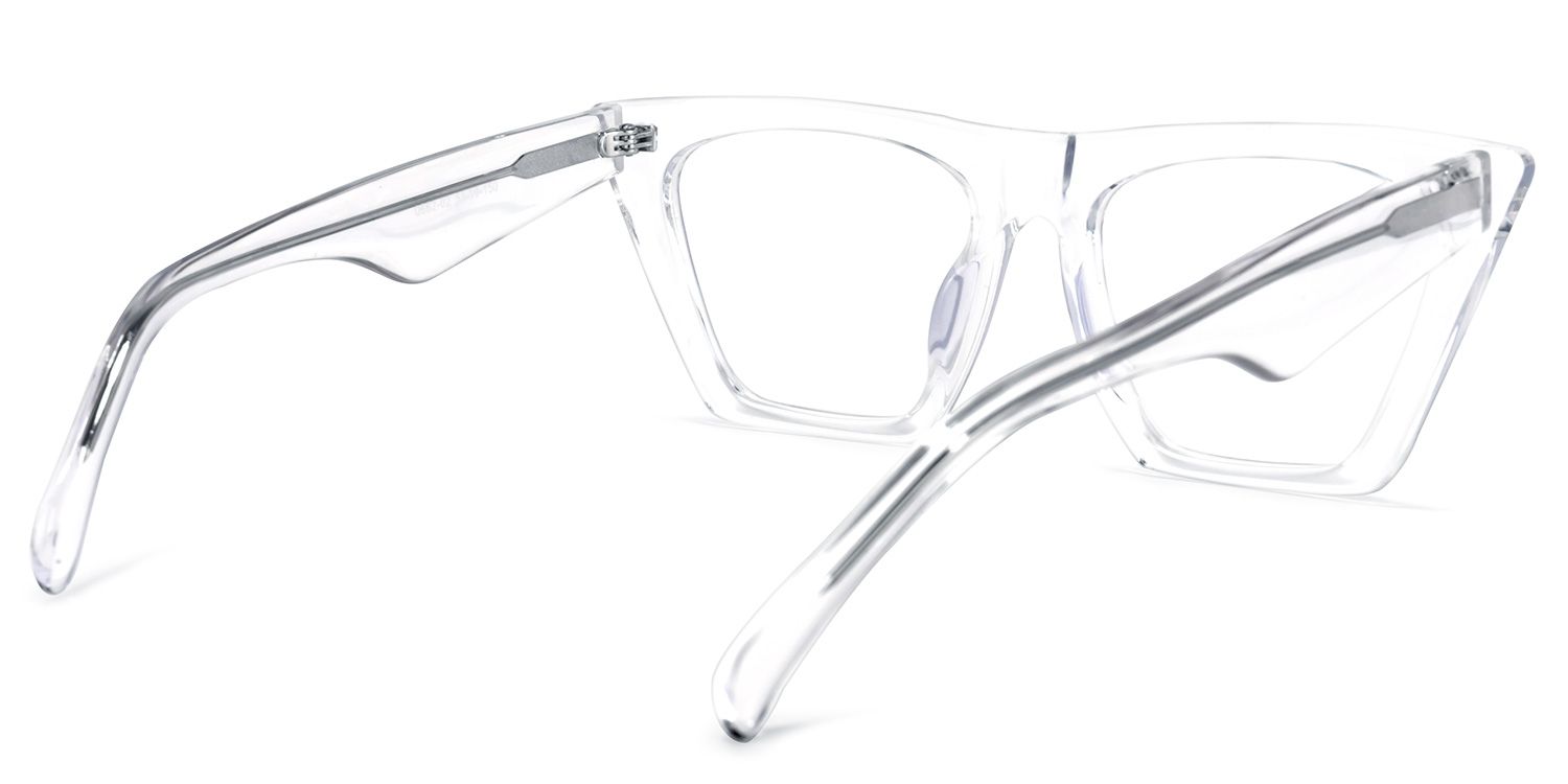 アイシードル　カスタム　C Cecile Cat Eye Clear Glasses | Zeelool Glasses