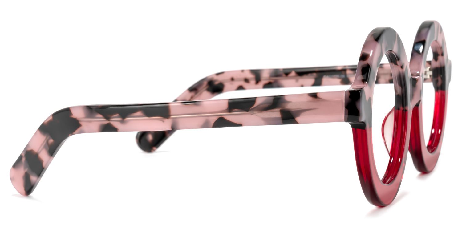 Calhoun Round Two-Tone Frame Glasses | Zeelool Optical2