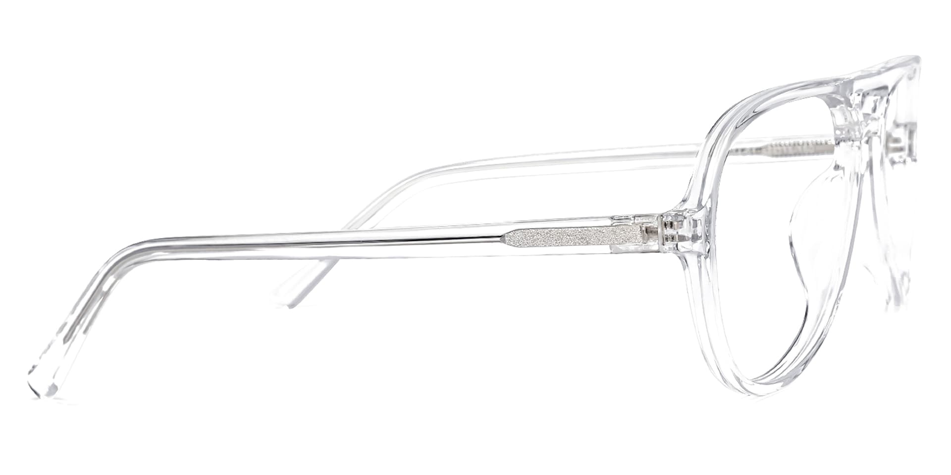 Erwin Geometric Crystal Glasses | Zeelool Glasses2