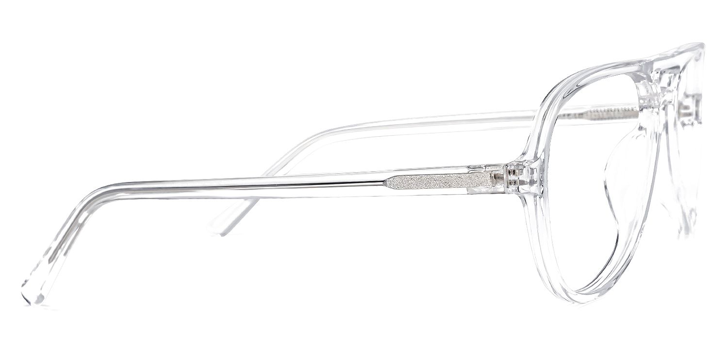 Erwin Geometric Clear Glasses | Zeelool Glasses2