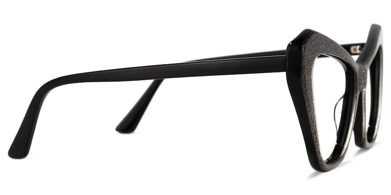 Benita Cateye Black Glasses | Zeelool Glasses2
