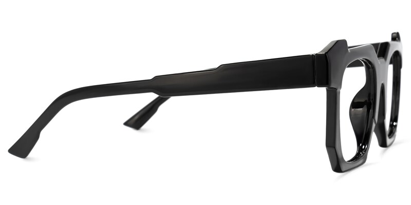 Furlow Square Black Glasses | Zeelool Glasses2