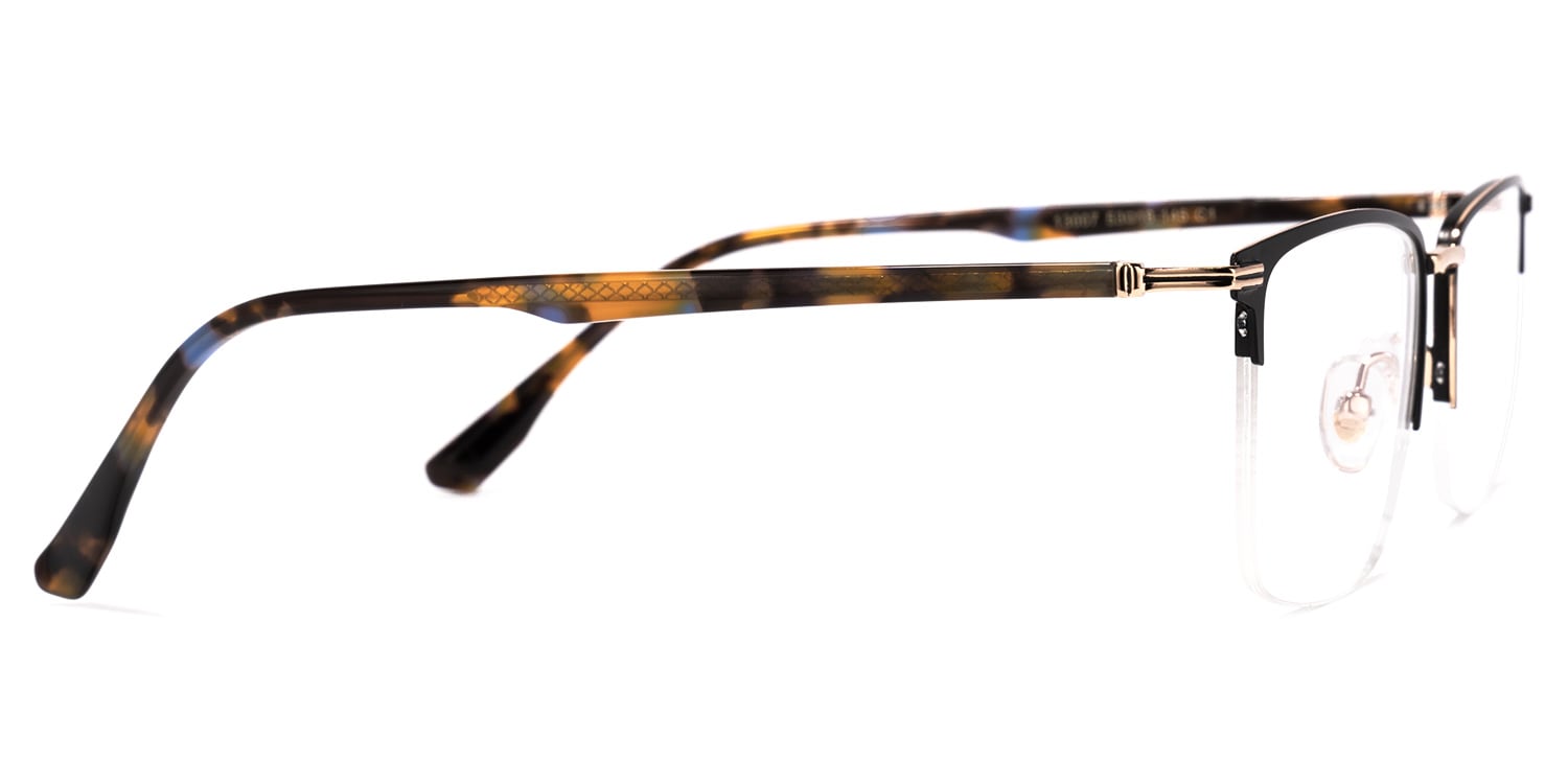 Simms Square Black Glasses2