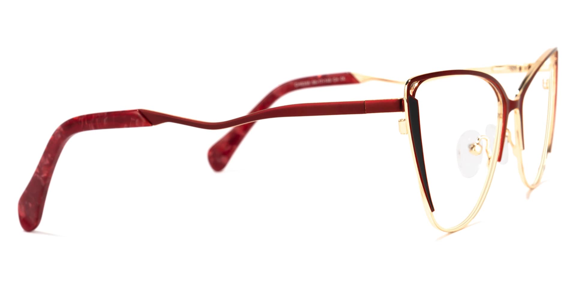 Dodin Cateye Red Glasses | Zeelool Glasses2